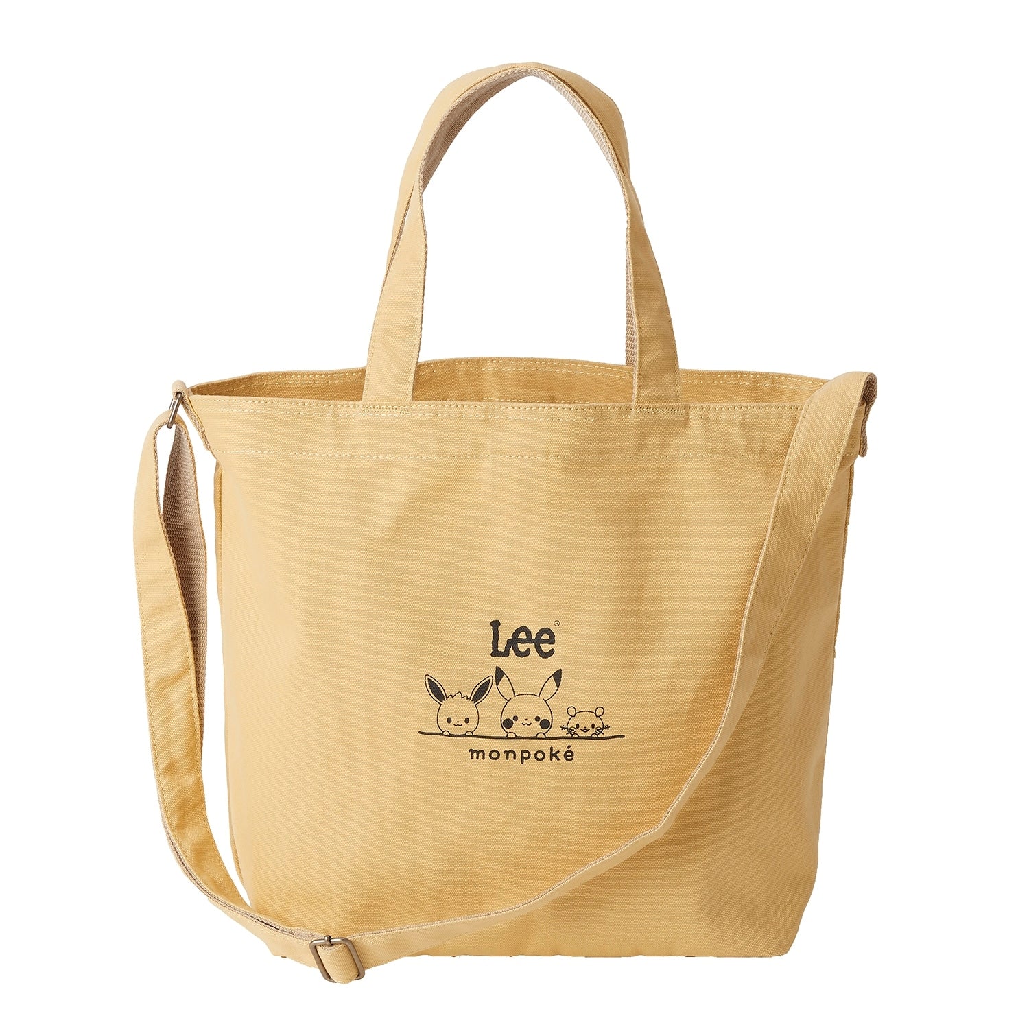 Monpoke Lee W Name Canvas Mother's Tote Yellow