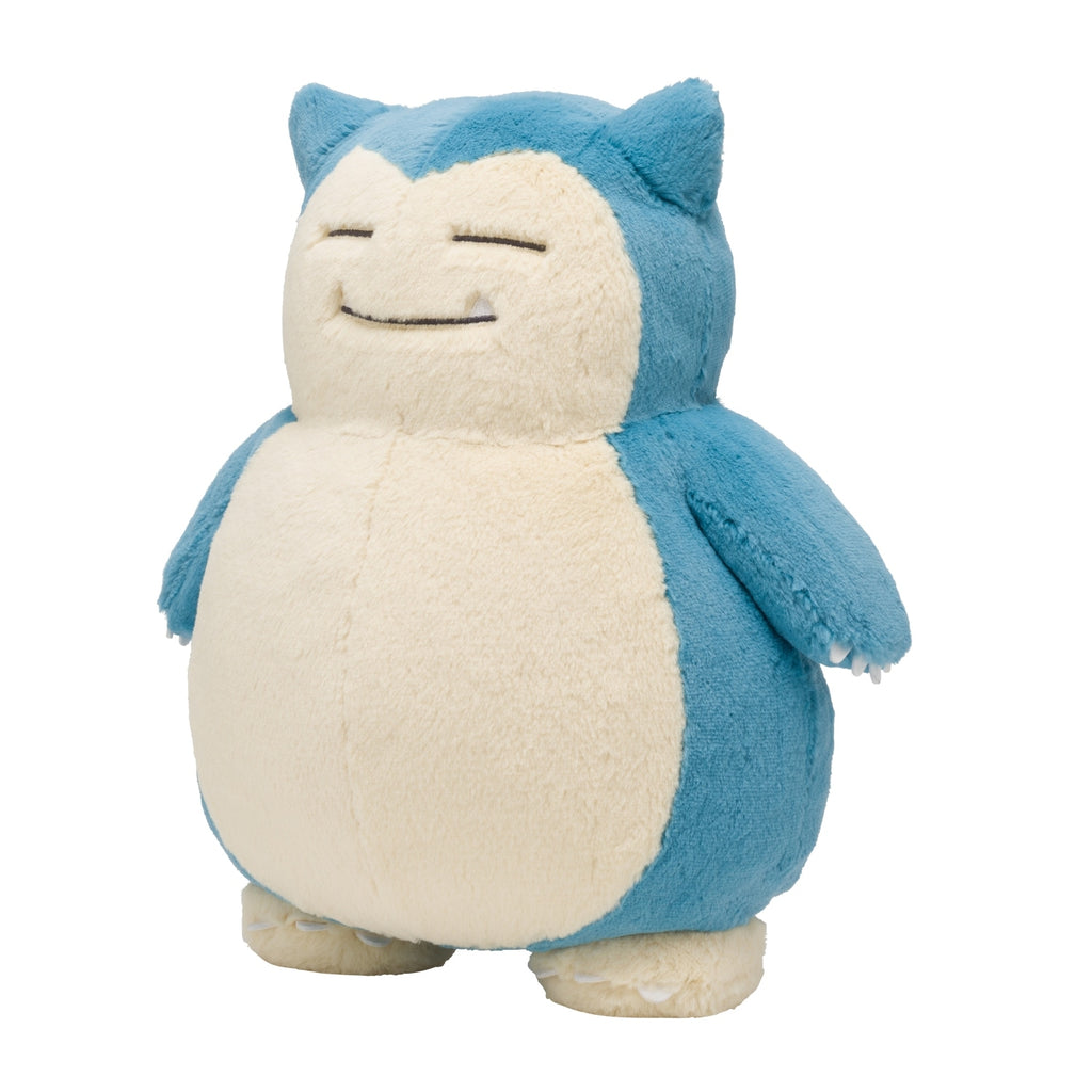 Authentic Pokemon Snorlax plush toy, soft and fluffy from Japan