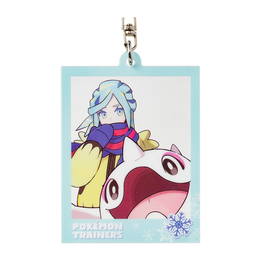 Photo frame style acrylic keychain Grusha & Alwhale POKÉMON TRAINERS