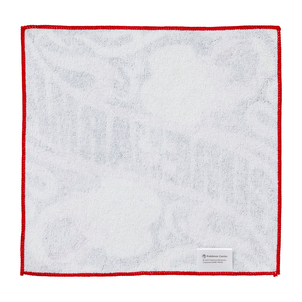 Close-up of Glen Alma hand towel with Pokemon characters, made in Japan