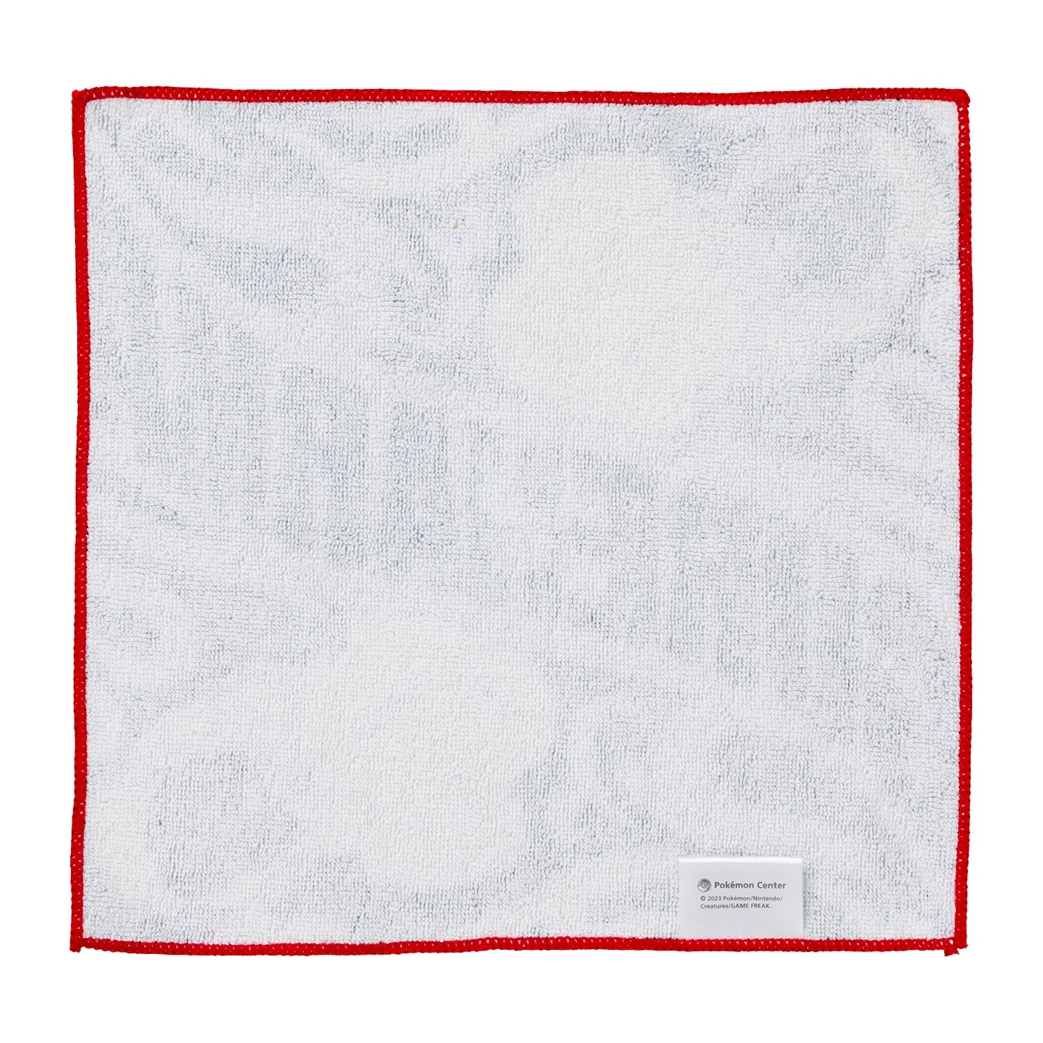 Close-up of Glen Alma hand towel with Pokemon characters, made in Japan