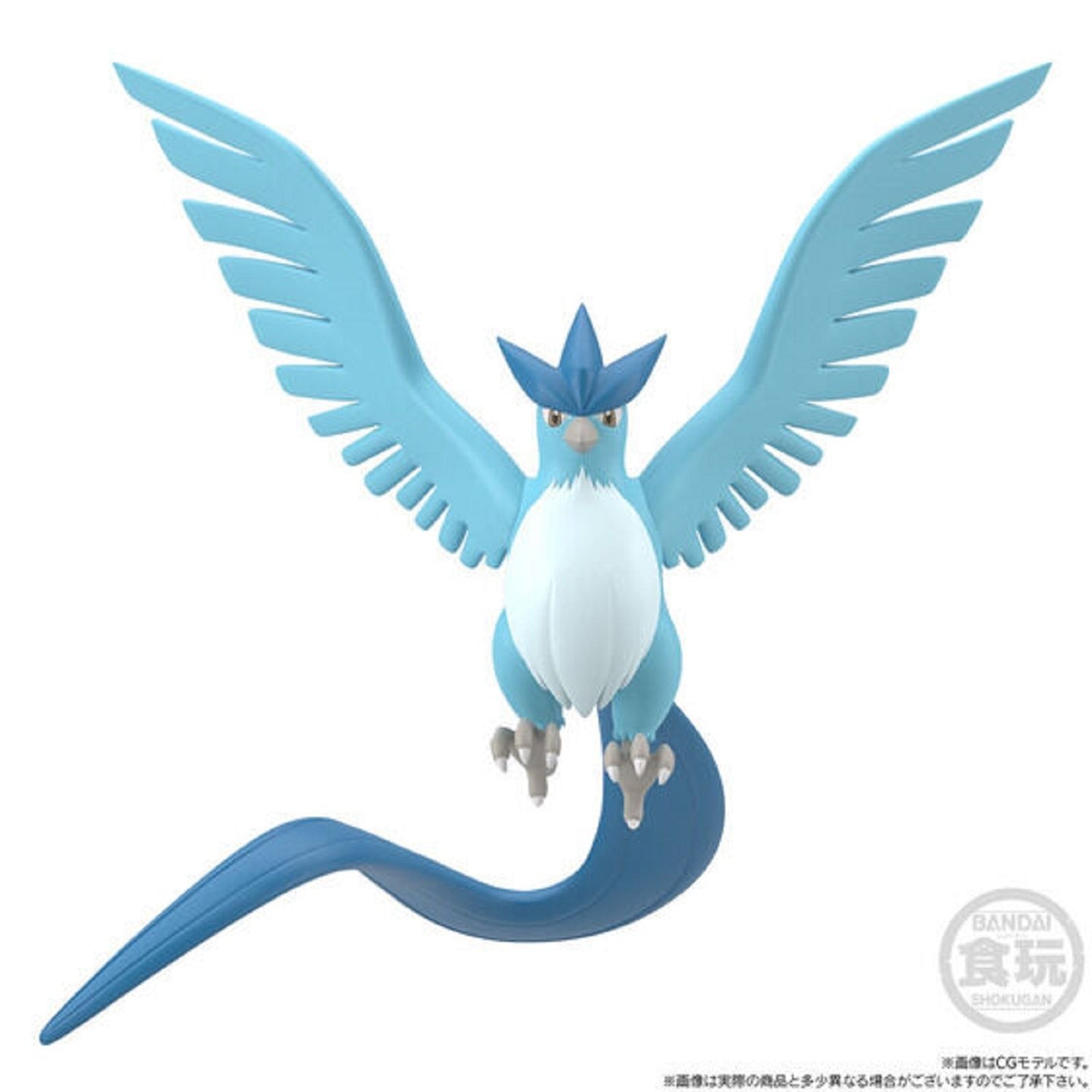 Authentic Japanese Moltres collectible with flying pose, sourced from Japan