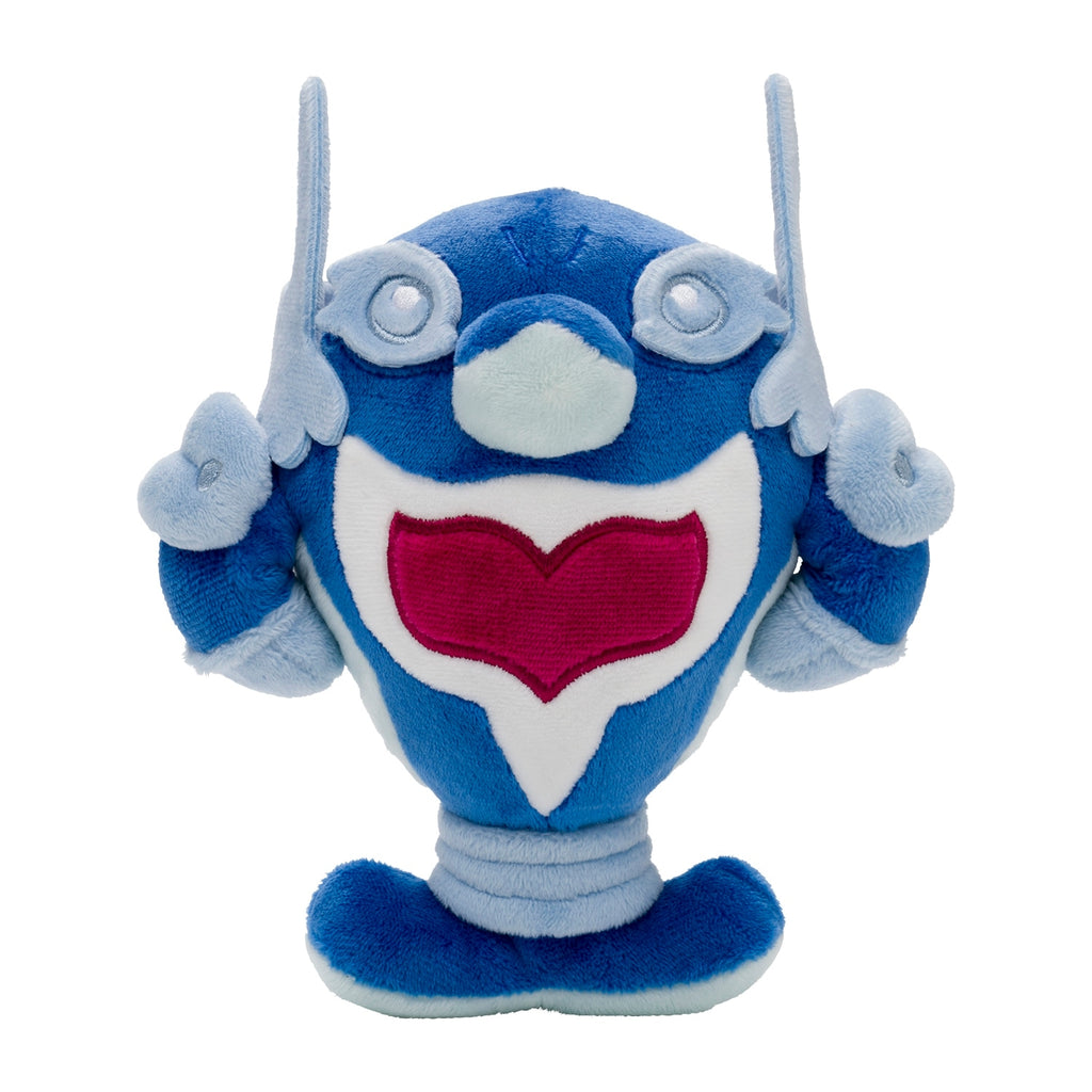 Dolphin Man Mighty Form plushie from Japan, detailed stitching