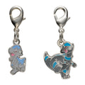 National Encyclopedia Metal Charm 408/409 from Japan, featuring a detailed Pokemon character design