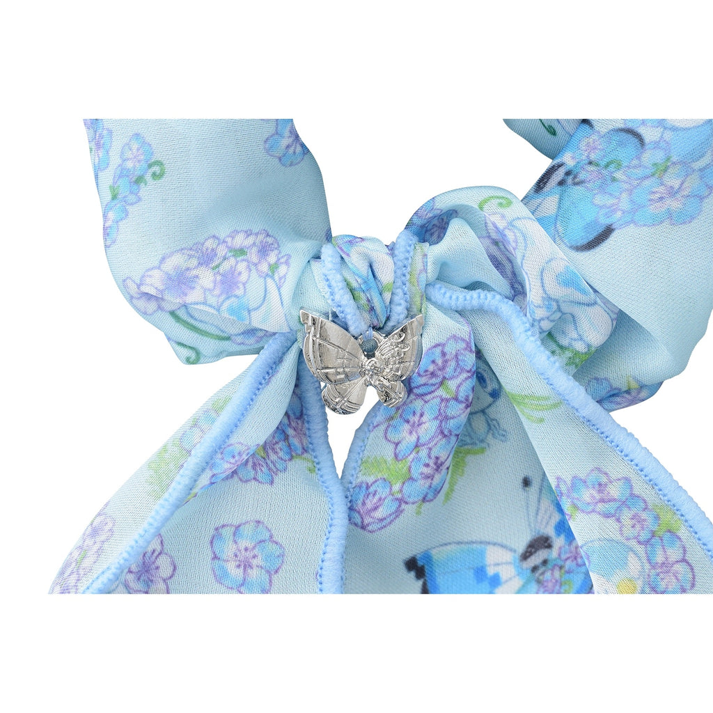 Ribbon Scrunchie Baby Blue Eyes Pokemon character face from Japan