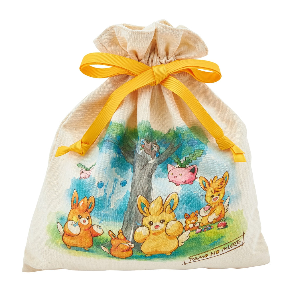 Canvas drawstring purse PAMO NO MURE