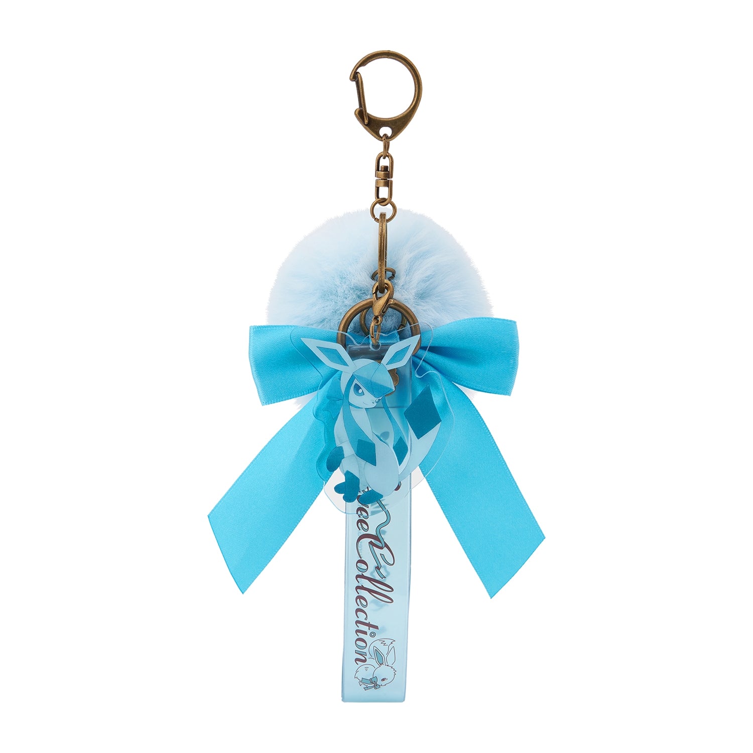 Eevee Collection Glaceon keychain figure from Japan, featuring Normal-type Pokemon