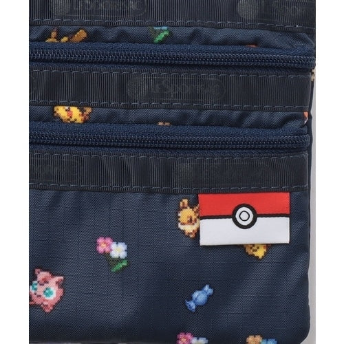 3-ZIP COSMETIC Pokemon and flowers