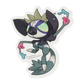 Grafaiai Pokemon sticker tag from Japan, featuring the Toxic Monkey Pokemon