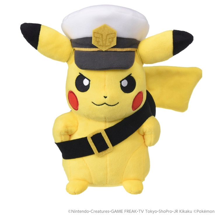 Pokémon Center Japan Captain Pikachu Plush – Goggles Ver. (#25)