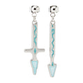 Pokemon earrings with Paozian design from Japan, featuring colorful details