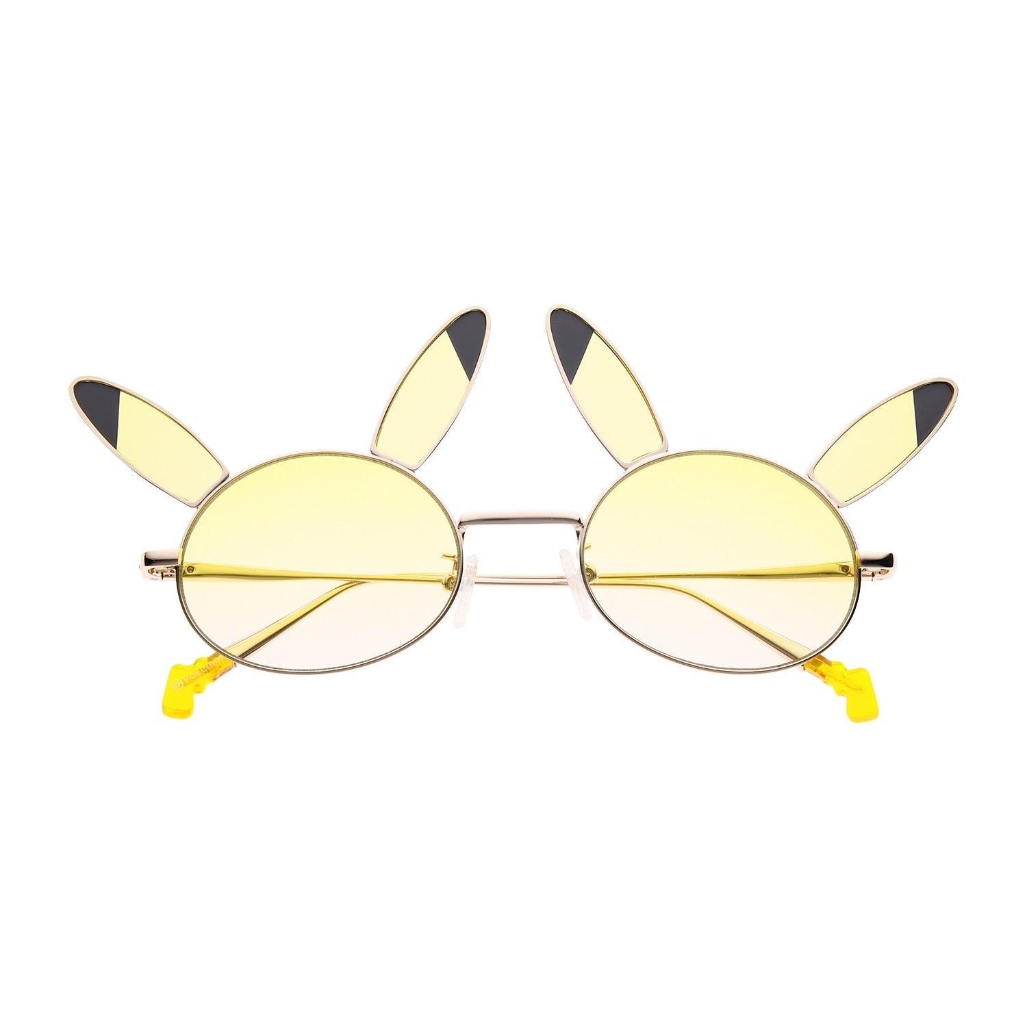 Pikachu fashion glasses with yellow frames from Japan