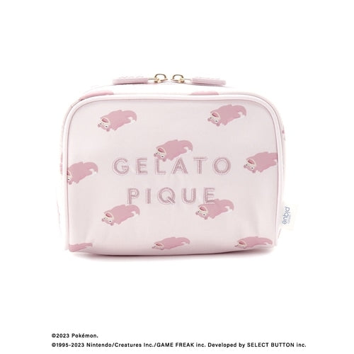 [gelato pique] All-over pattern pouch pink