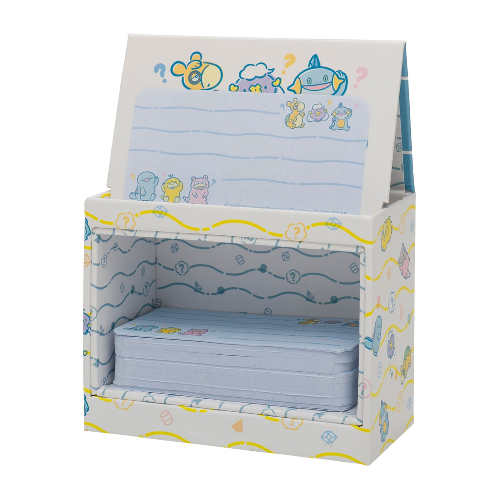 DOWASURE desk stand memo from Pokemon Center Japan with collectible packaging