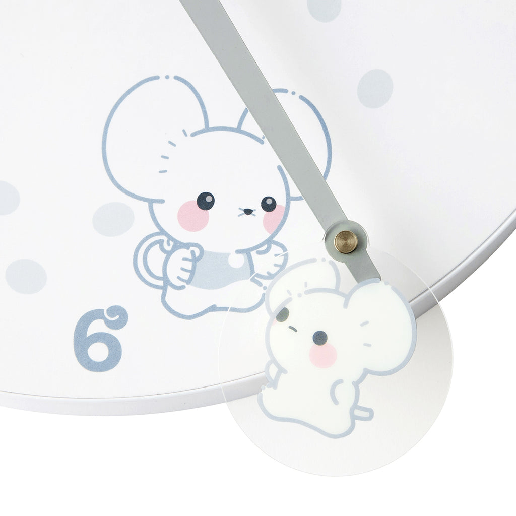 Wall clock Narwhal Mouse (4 Hikikazoku)