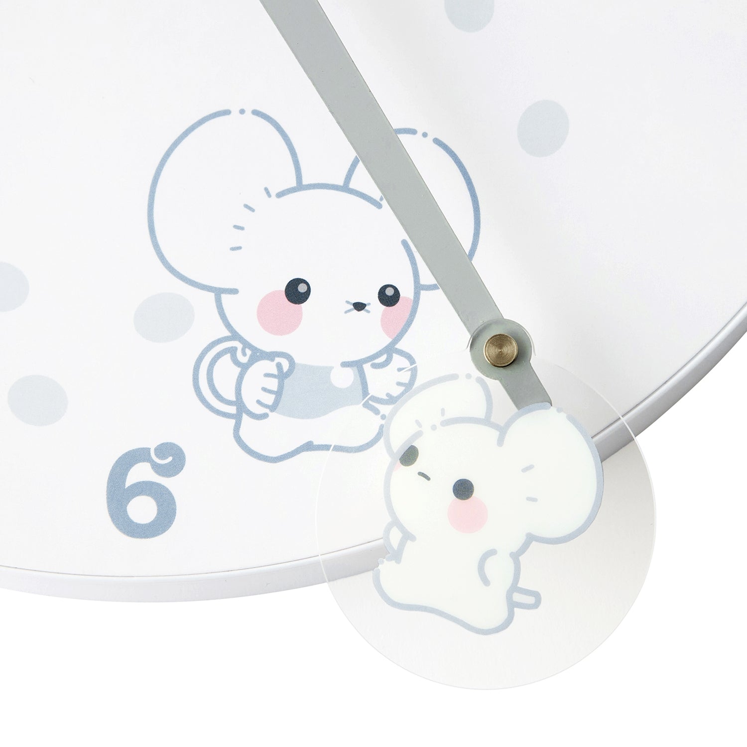 Wall clock Narwhal Mouse (4 Hikikazoku)