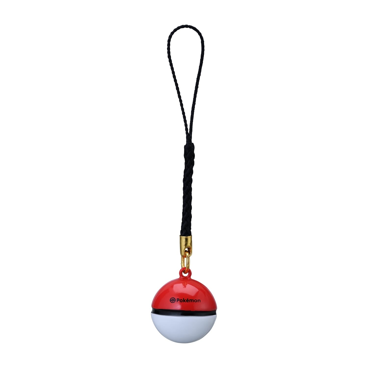 Authentic Pokémon Center Japan Suzu Netsuke Poké Ball keychain with netsuke details