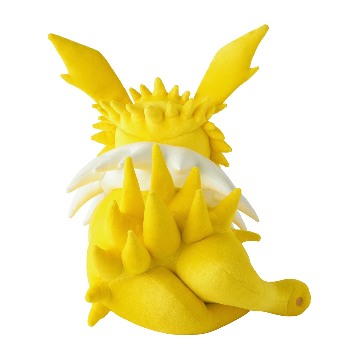 Rear view of life-size Sanders plush, official Pokemon Center product from Japan