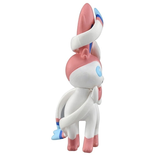 Authentic Moncolle Nymphia figure with official Pokemon branding from Japan