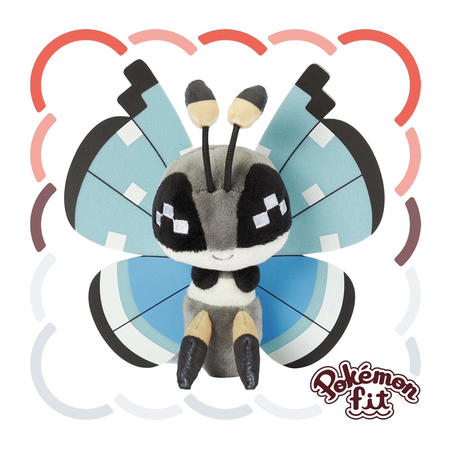 Pokémon Fit Vivillon Snow Flake Pattern Official Plush #666