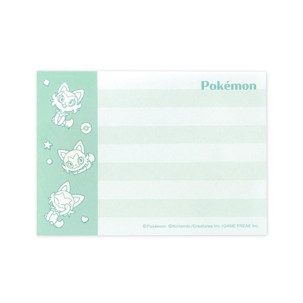 Authentic Pokemon mini memo Nyaoha with Sprigatito artwork from Japan