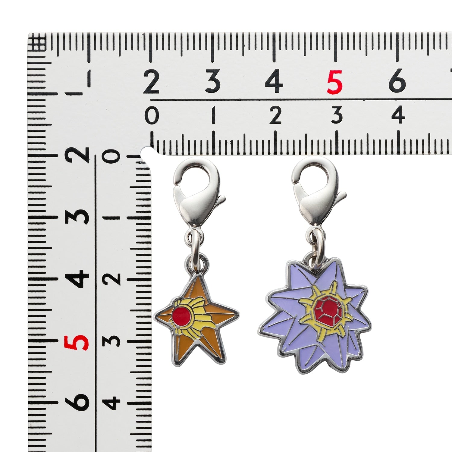 Official Pokemon Center Japan Staryu charm with water-type details from Japan