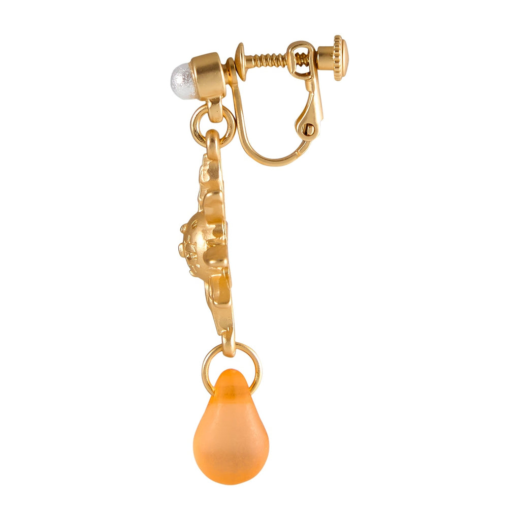 Solrock Pokémon earrings with sun symbol detail from Japan