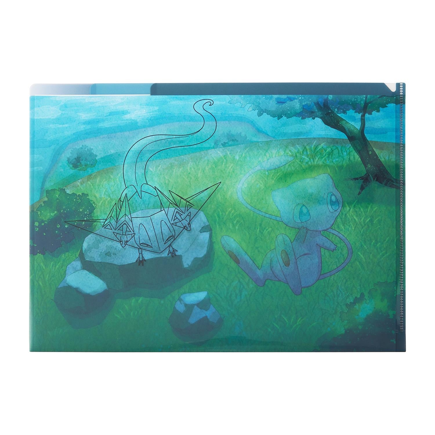 A4 2 pocket clear file Invisible to Me Dragapult