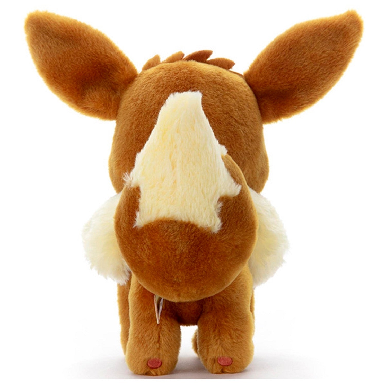 Japanese Pokemon Eevee plush toy with soft texture from Japan