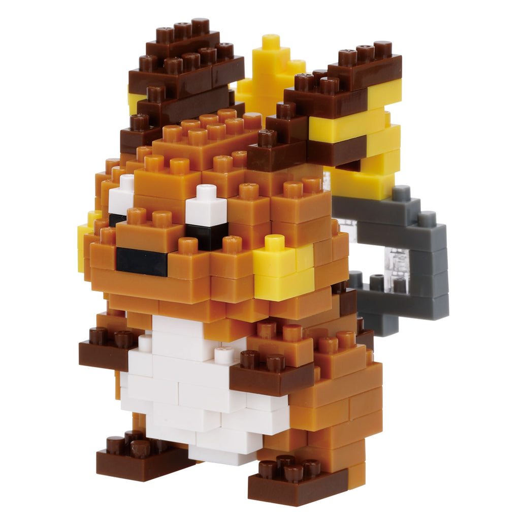 Authentic Japanese Nanoblock Raichu with colorful electric powers from Pokemon