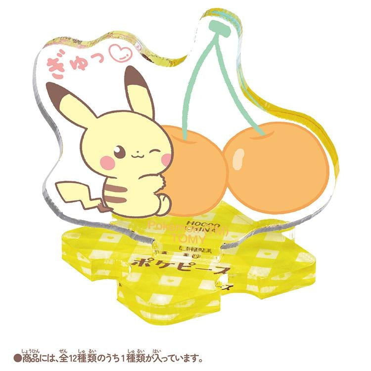 Pokemon Acrylic Stand with Colorful Fruits from Japan
