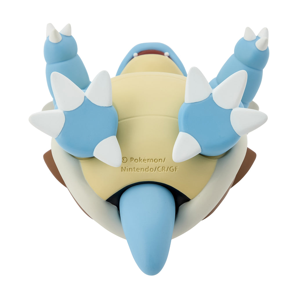 Japanese Blastoise soft vinyl figure with collectible box