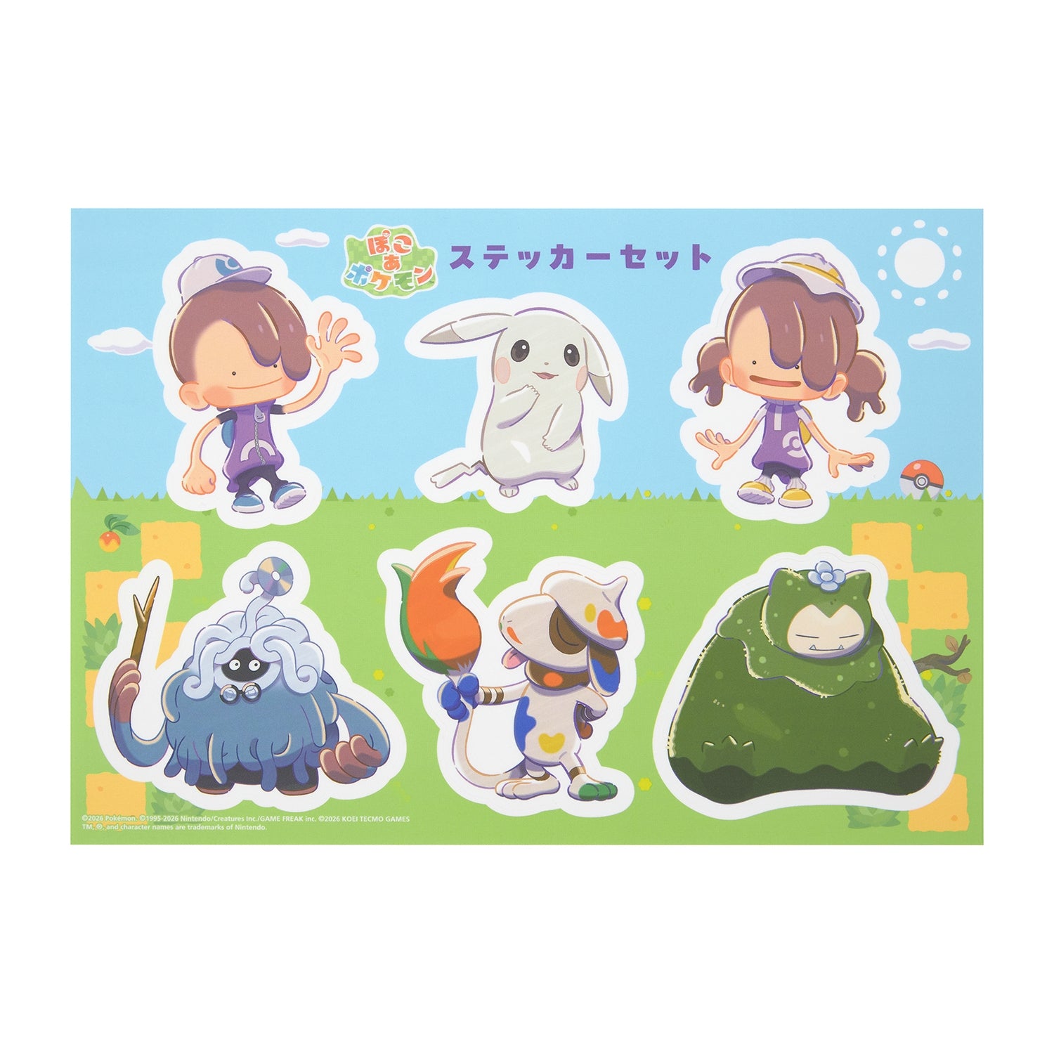 Poco A Pokemon stickers with Charizard artwork from Japan, official Pokemon Center product