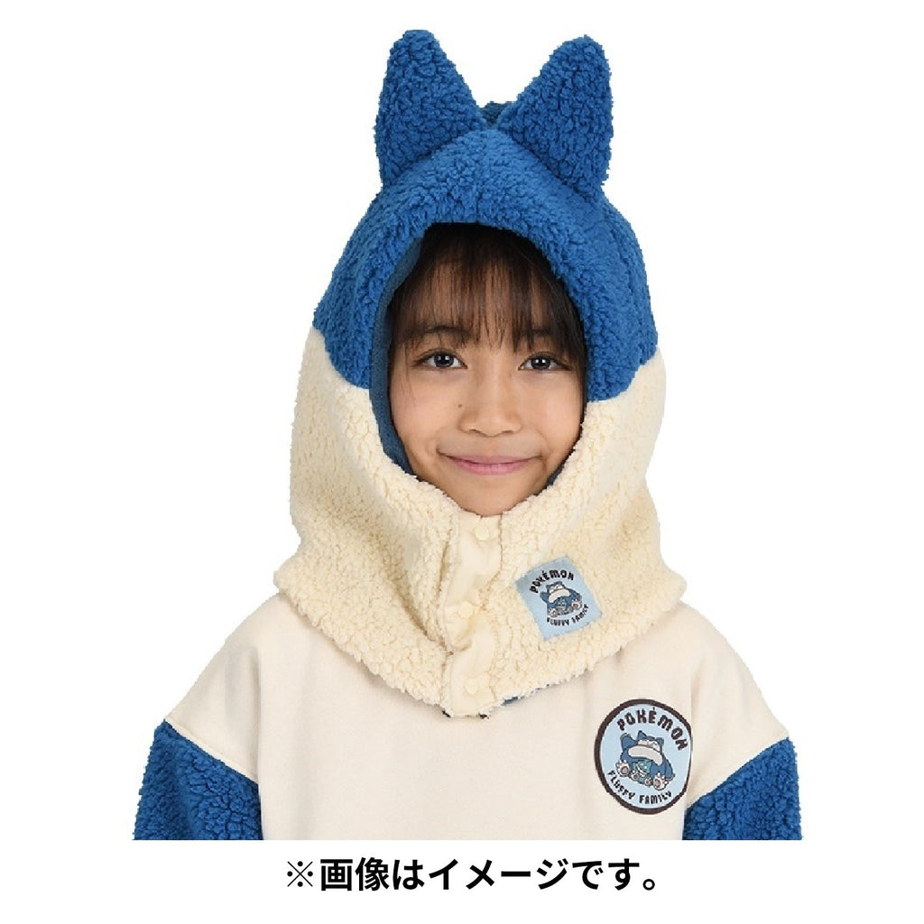 Pokémon Fluffy Family Neck Warmer Gombe KIDS, adorable anime character, ships from Japan