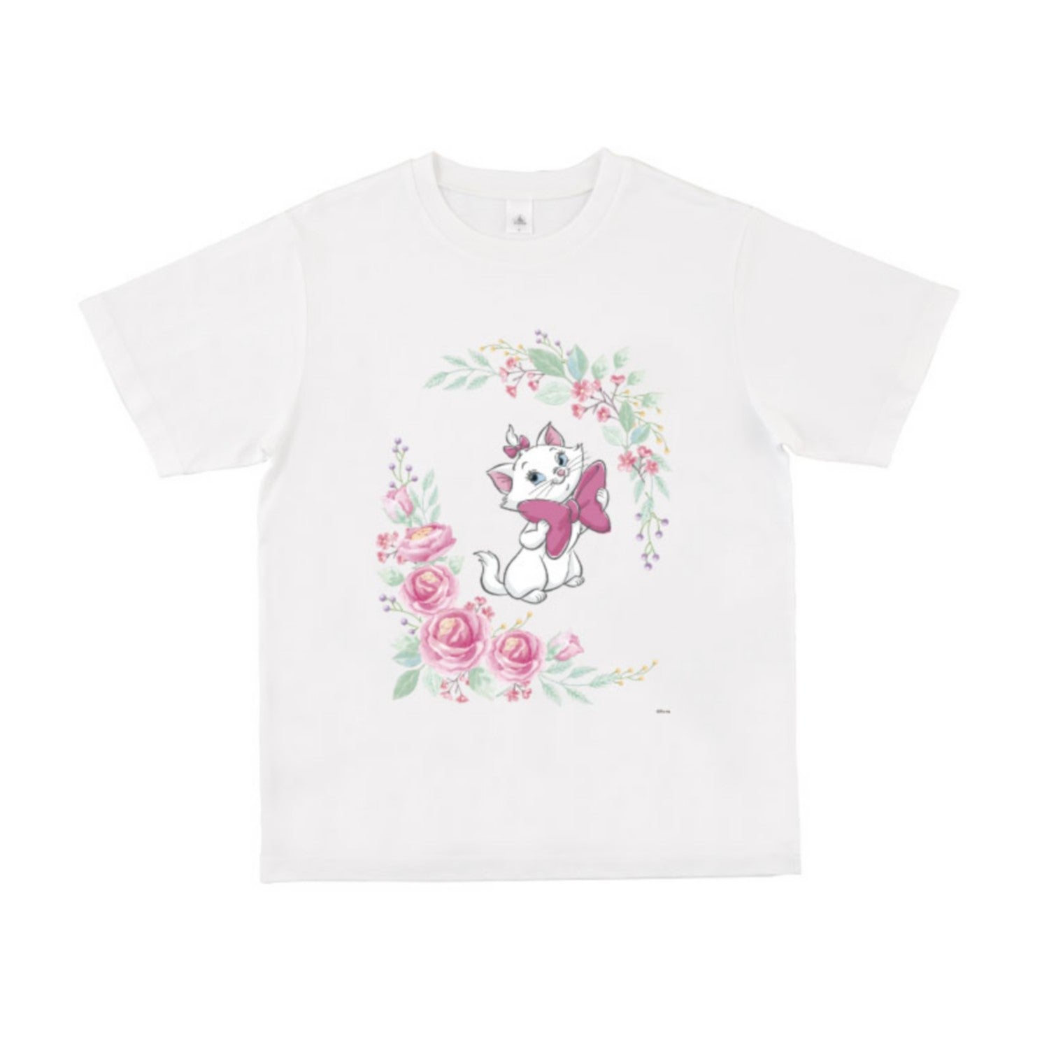 [D-Made] T-shirt Fashionable Cat Marie FLOWER