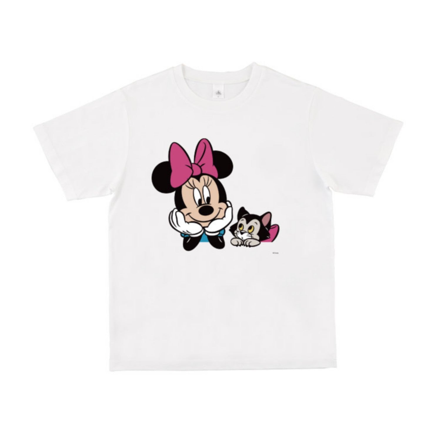 [D-Made] T-shirt Minnie & Figaro pair good friends