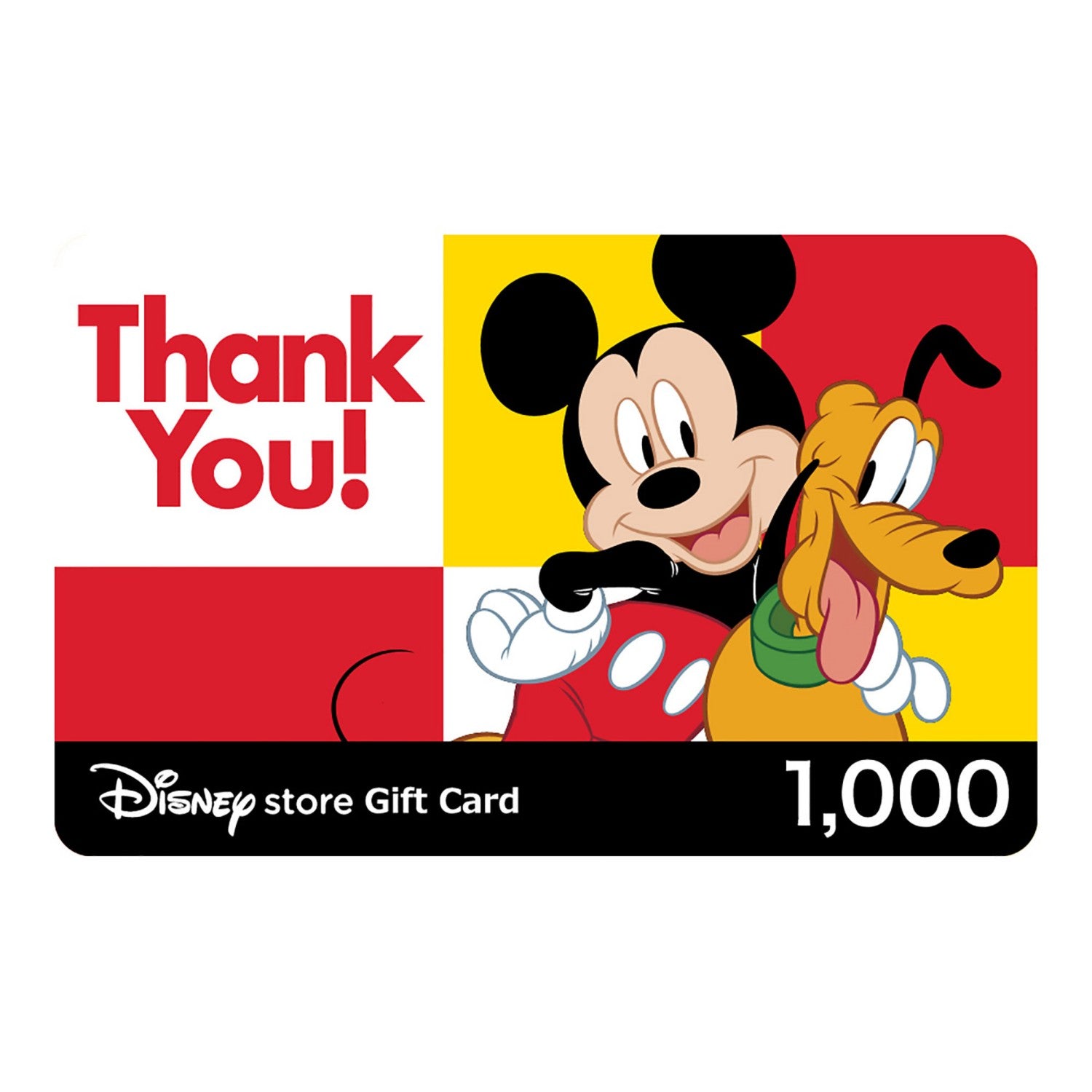 Disney Store eGift Card from Japan, official Disney logo and card design