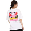 [Babydoll] Minnie Matching Sunglasses T-shirt for Parents and Children 0290A / Adult, Unisex, Unisex, Link Coordination, Matching Look, Parent and Child Coordination, Tops, Short Sleeves, Wide Silhouette, Tenjiku Material