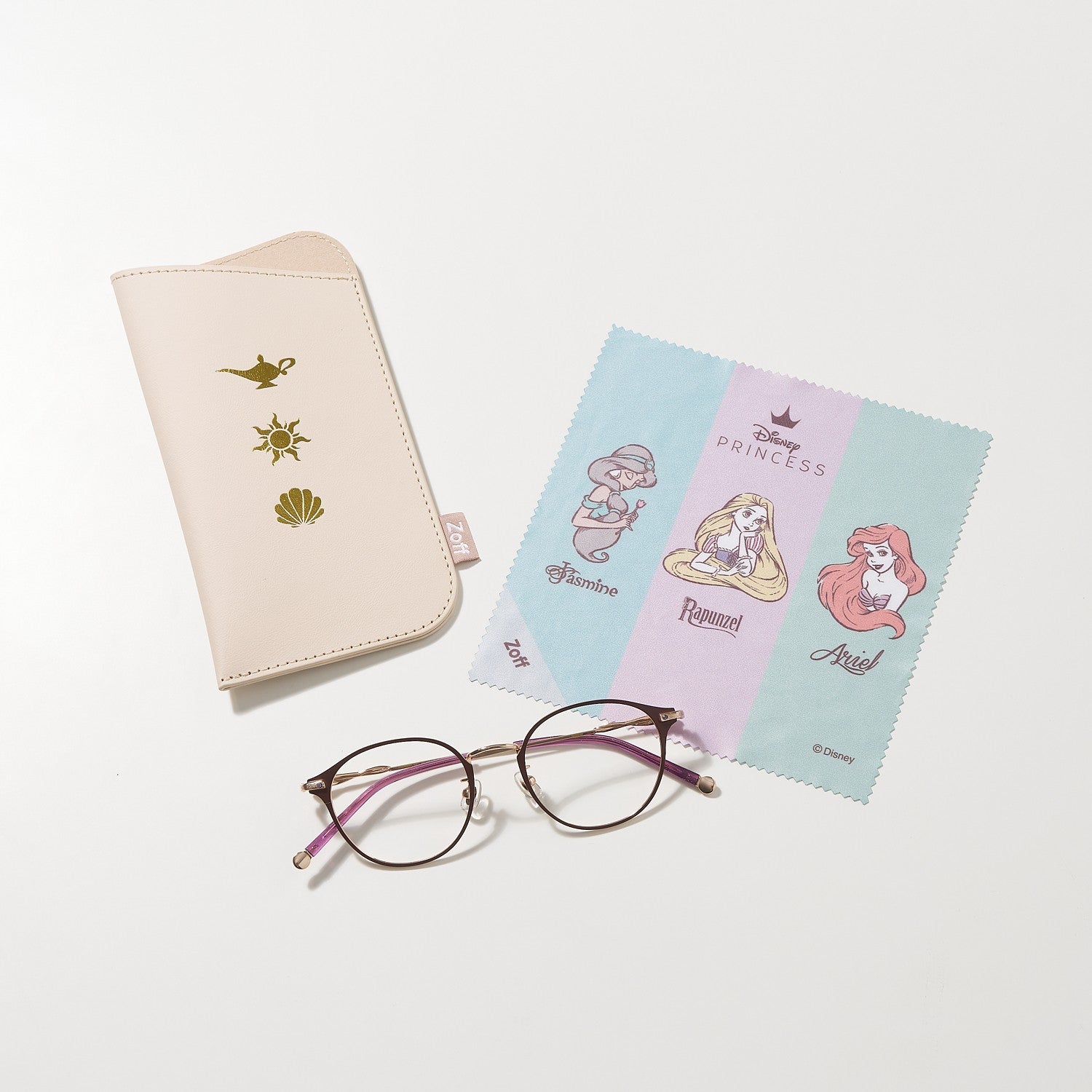 Zoff Disney PRINCESS Rapunzel Boston Type Glasses Free Size ZO232003