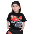 [Babydoll] Cars Luminous Logo T-shirt 0316K / Lightning McQueen Jackson Storm Baby Size Kids Tops Short Sleeve Crew Neck Cut and Sewn Glow in the Dark T-shirt Material