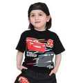 [Babydoll] Cars Luminous Logo T-shirt 0316K / Lightning McQueen Jackson Storm Baby Size Kids Tops Short Sleeve Crew Neck Cut and Sewn Glow in the Dark T-shirt Material