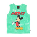 [Babydoll] Mickey Character Tie Dye Tank Top 0468K / Baby Size Kids Tops Sleeveless Crew Neck Sleeveless T-shirt Material