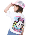 [Baby Doll] Minnie Parent and Child Matching Back Character T-shirt 0540K / Baby Size Kids Link Coordination Matching Look Parent and Child Coordination Tops Short Sleeves T-shirt Material Leopard Print