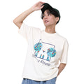 [Babydoll] Mickey Parent and Child Matching Resort Pattern T-Shirt 0546A / Adult Unisex Men's Link Coordination Matching Look Parent and Child Coordination Tops Short Sleeves Tenjiku Material Resort