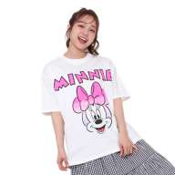 [Baby Doll] Minnie Parent and Child Matching Gradient Character T-Shirt 0577A / Adult Unisex Unisex Link Coordination Matching Look Parent and Child Coordination Tops Short Sleeve Tenjiku Material