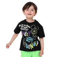 [Baby Doll] Mickey Donald Parent and Child Matching Foam Neon Character T-Shi...