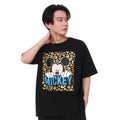 [Babydoll] Mickey Parent and Child Matching Leopard Print Character T-Shirt 0...