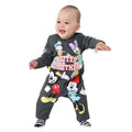 [Babydoll] Mickey & Friends BIG Print Romper 0634B / 70-80cm Baby Size Baby Baby Shower Gift Present Baby Clothes Coverall Long Sleeve Mickey Mouse Minnie Mouse Daisy Donald Goofy Pluto