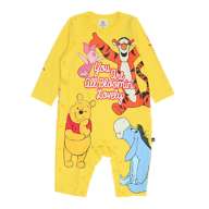 [Baby Doll] Winnie the Pooh BIG Print Romper 0634B / 70-80cm Baby Size Baby Baby Shower Gift Present Baby Clothes Coverall Long Sleeve Pooh Piglet Tigger Eeyore Owl Rabbit