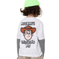 [Babydoll] Woody Matching parent and child long long T-shirt 0733K / Baby siz...